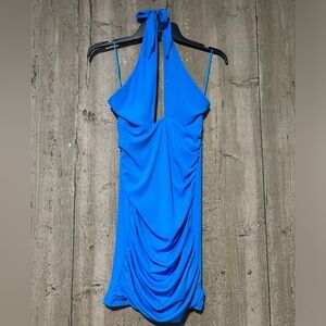 Garage blue body-con dress with tags